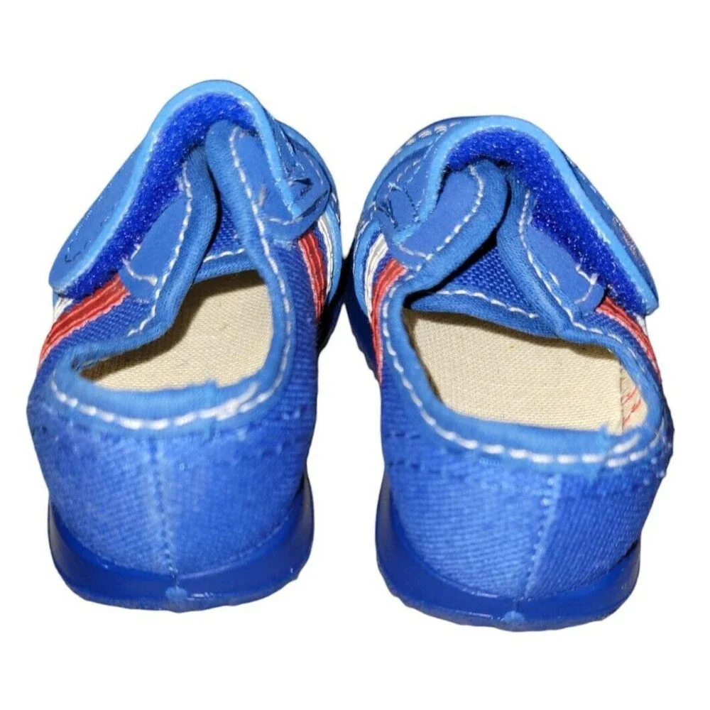 Vintage 70s-80s Child's Tennis Shoes Size 2 Hook Loop Closure‎ Sneakers Doll